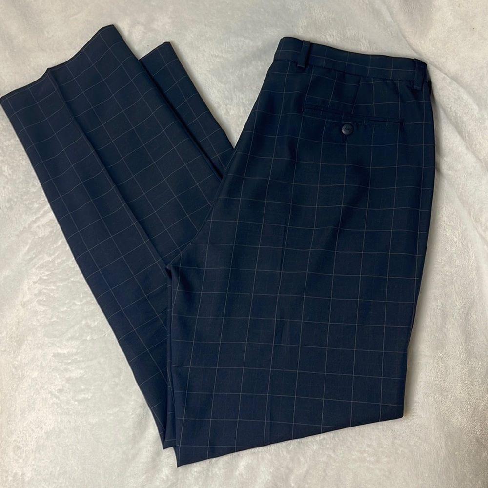 Greg Norman plaid slacks